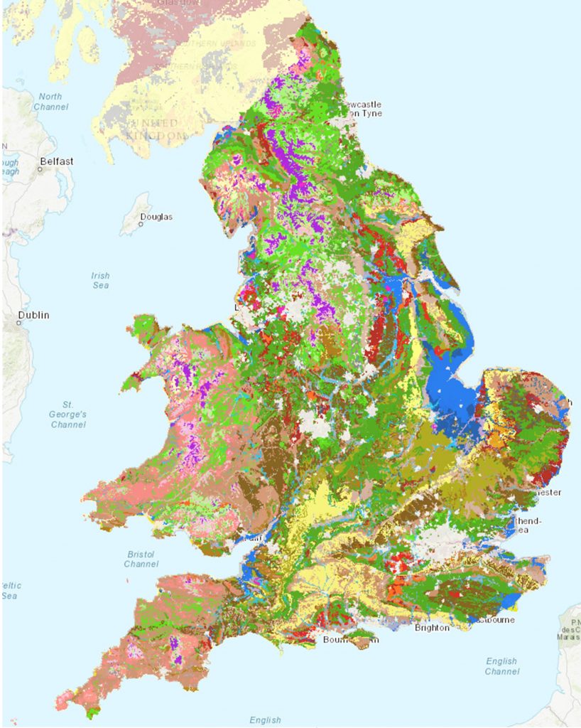 NSRI Soilscape Map of England and Wales